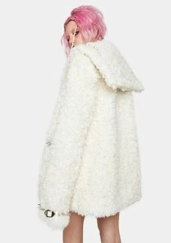 No Dress Sailor Collar Faux Fur Coat Faux Fur Coats