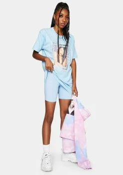 Cross Colours Bottoms Aaliyah Biker Shorts