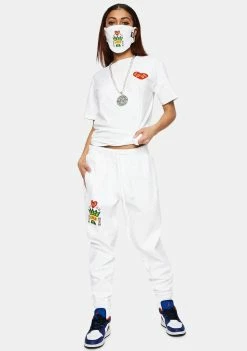 Cross Colours Black Lives Are Loved Graphic Joggers