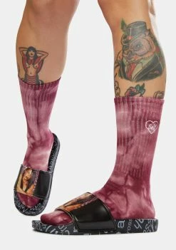 Cross Colours Noir Aaliyah Slides