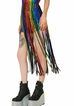 EASY TIGER Tops Dream In Rainbow Tassel Top