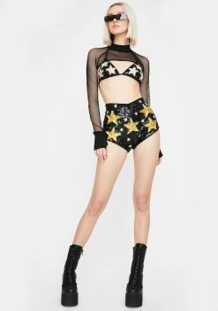 EASY TIGER Stargirl Sequin Shorts