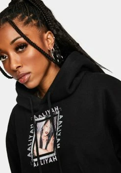 Cross Colours Tops Aaliyah Hug Cropped Pullover Hoodie