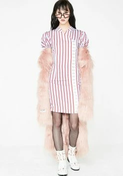 No Dress Striped Dress Dresses