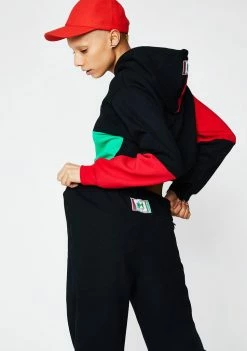 Cross Colours Color Block Sweatpants Bottoms