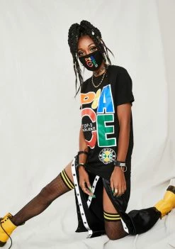 Cross Colours Peace Graphic T-Shirt