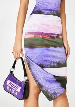 No Dress Dresses Silver Bandage Landscape Dress