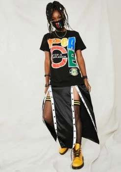 Cross Colours Peace Graphic T-Shirt