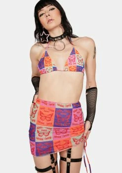 EASY TIGER Ibiza Fest Mini Skirt