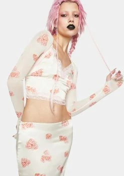 No Dress Floral Print Cami Shrug Set Tops