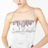 No Dress Silver Corset