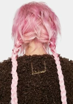 No Dress Outerwear Brown Patent Leather And Faux Fur Double Sided Cropped Coat