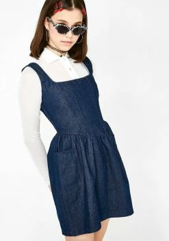 No Dress Denim Corset Dress Dresses