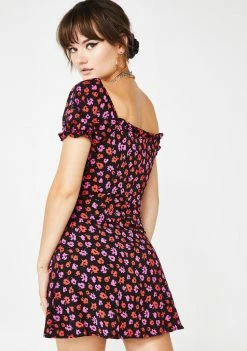 Brand new ???? No ???? Dress Floral Lace Up ???? Dress ???? Dresses ⭐ 7 No Dress Floral Lace Up Dress Dresses