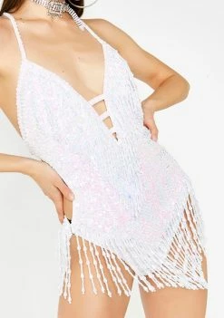 EASY TIGER Pearl Shimmy Shimmy Bodysuit Tops