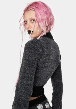 No Dress Poodle High Neck Sweater