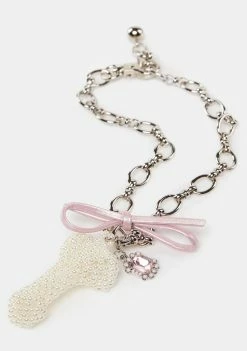 No Dress Chain Choker Romandick Bow Necklace