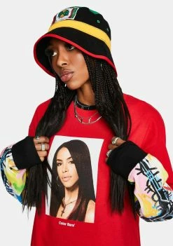 Cross Colours Color Block Bucket Hat