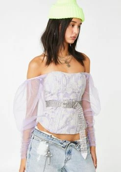 No Dress Floral Jacquard Corset