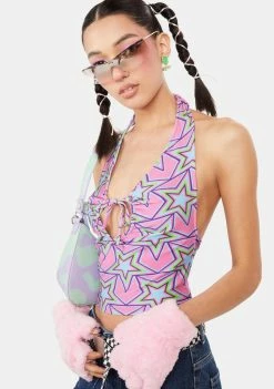 EASY TIGER Starry Eyed Halter Top Tops