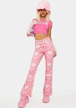 EASY TIGER Love Wins Flared Denim Jeans