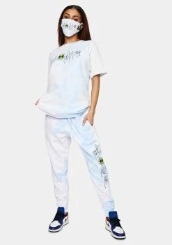 Cross Colours Love Tie Dye Joggers Bottoms