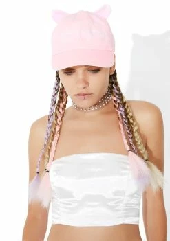 Cross Colours Hats Pussy Power Cat Hat