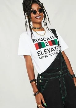 Cross Colours Educate To Elevate T-Shirt