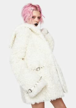 No Dress Sailor Collar Faux Fur Coat Faux Fur Coats