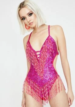 EASY TIGER Candy Shimmy Shimmy Bodysuit Jumpsuits & Rompers