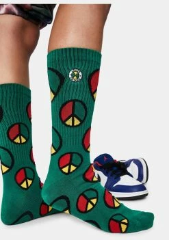 Cross Colours Socks & Tights Peace In The Hood Crew Socks