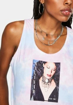 Cross Colours Aaliyah Cropped Tank Tops