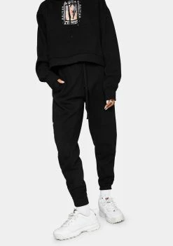 Cross Colours Aaliyah Biker Joggers Bottoms