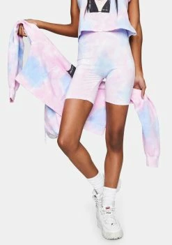 Cross Colours Aaliyah Tie Dye Biker Shorts
