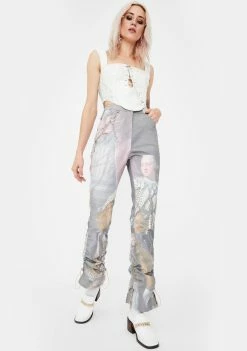 No Dress George III Print Adjustable Trousers