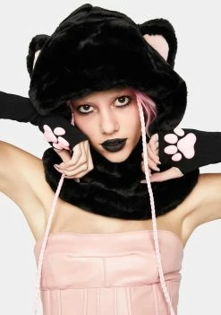 No Dress Pink Ears Bear Hat