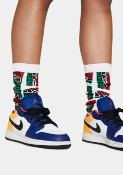 Cross Colours Speak Your Mind Crew Socks