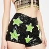 EASY TIGER Bottoms Extraterrestrial Sequin Shorts