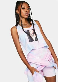 Cross Colours Aaliyah Cropped Tank Tops