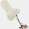 No Dress Romandick White Beads Pink Rhinestone Pendant
