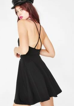 No Dress Silver Rose Black Dress Dresses