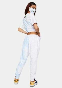 Cross Colours Love Tie Dye Joggers Bottoms