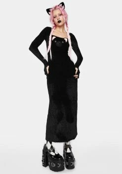 No Dress Pink Ears Bear Maxi Dress