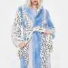 No Dress Leopard Faux Fur Patchwork Long Coat